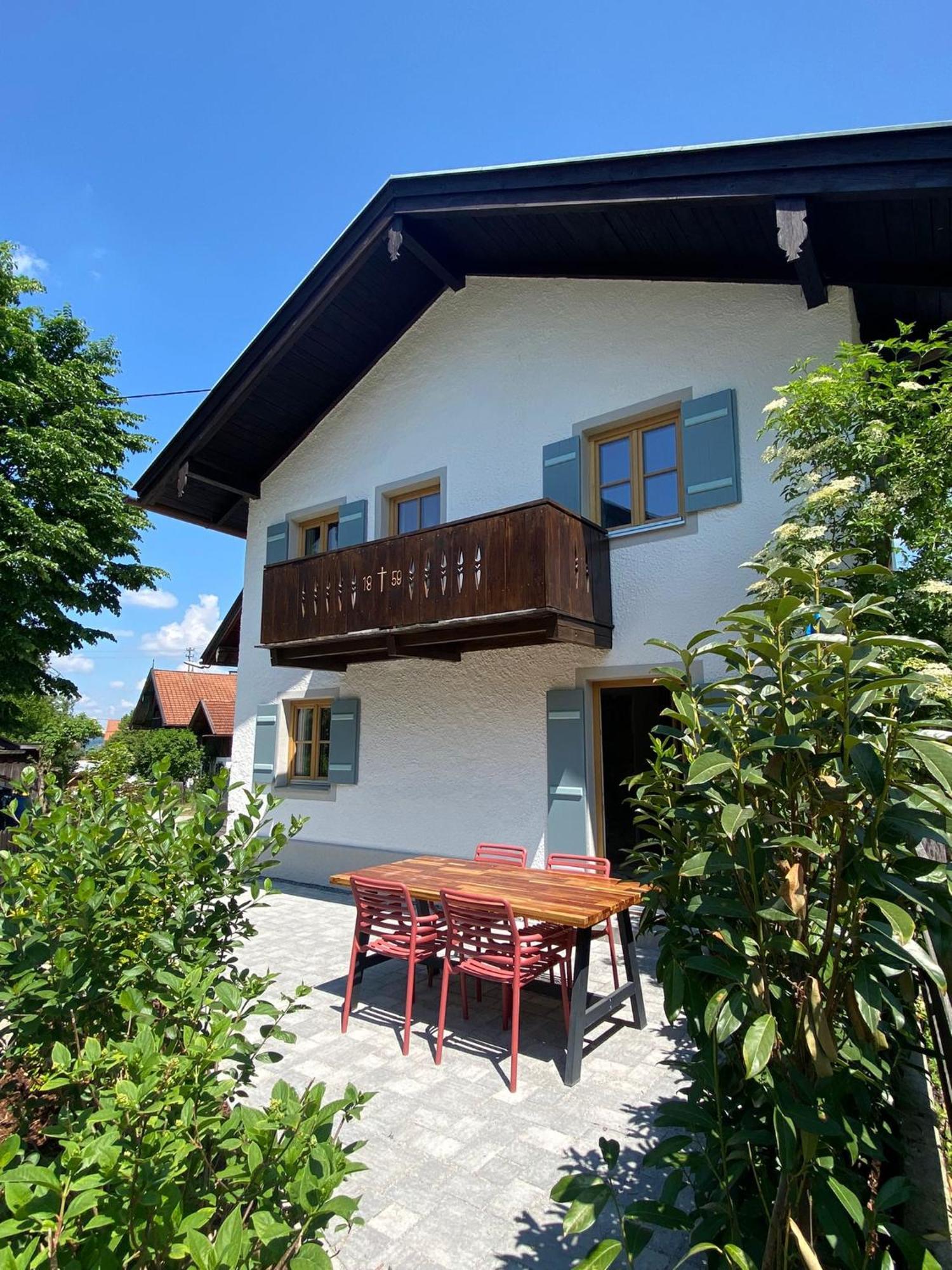 Neu - Ferienhaus Moritz & Josie Zur Alleinnutzung Ohlstadt Dış mekan fotoğraf