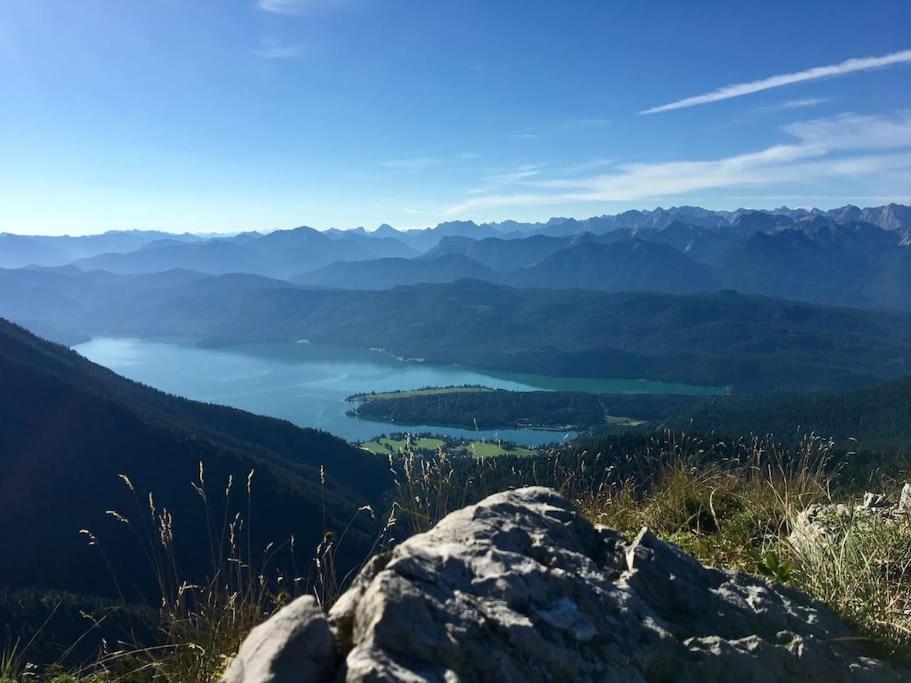 Neu - Ferienhaus Moritz & Josie Zur Alleinnutzung Ohlstadt Dış mekan fotoğraf