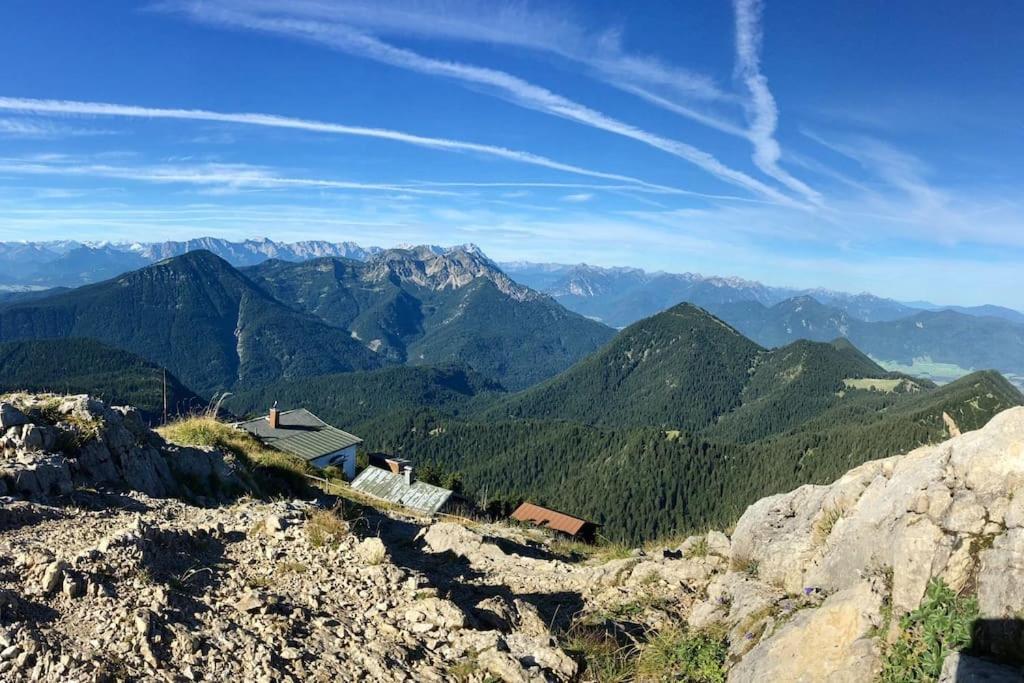 Neu - Ferienhaus Moritz & Josie Zur Alleinnutzung Ohlstadt Dış mekan fotoğraf